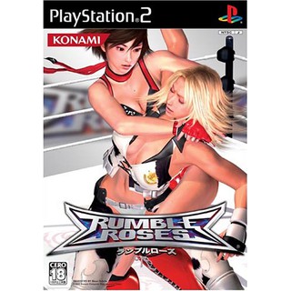 แผ่นเกมส์ Ps2 Rumble Rose มวยปล้ำหญิง