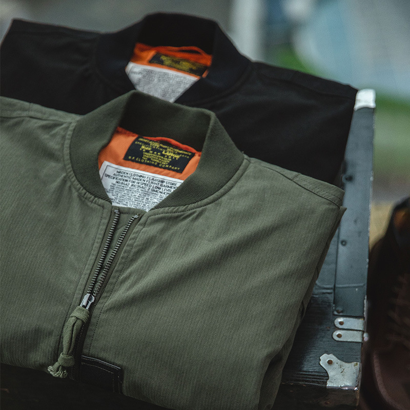 Retro American Driving Jacket MA-1 เครื่องบินระเบิดเสื้อลําลอง — صورة 6