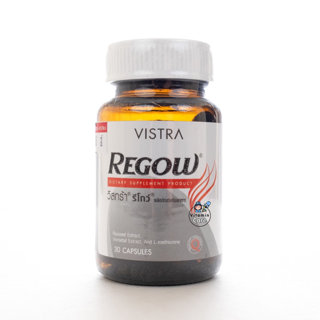 Exp.1/2027 (30 แคปซูล) บำรุงผม รีโกว Vistra Regow