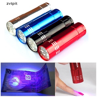 [ZVPT] Nail Droger Mini 9 Led Verlichting Zaklamp Uv Lamp Draagbare Nail Gel  Lamp DSF