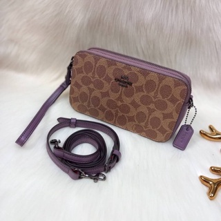 COACH KIRA CROSSBODY IN SIGNATURE CANVASS