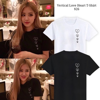 Rose เสื้อยืด Rose Blackpink.สามารถปรับแต่งได้