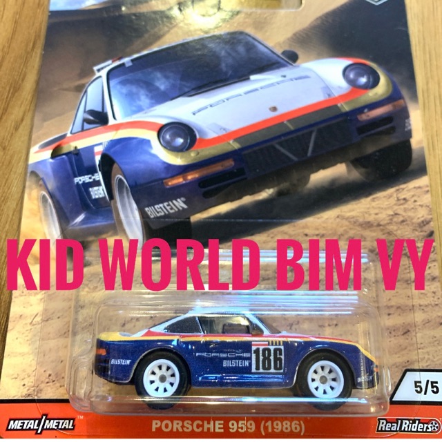 Hot Wheels Premium Car Culture Series Wild Terrain 2020 Porsche 959 (1986) GJP87 ล้อยาง.