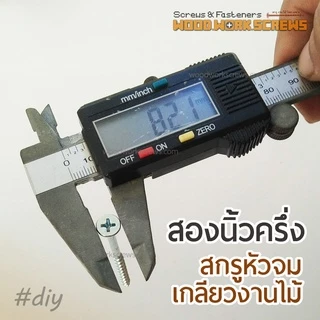 ตะปูเกลียว 4.2x64 (2นิ้วครึ่ง) สกรูงานไม้โดยเฉพาะ เกลียวปล่อยยาว สกรูเกลียวครึ่ง สำหรับยึดไม้ชิ้นใหญ่ ชุบซิ้งค์