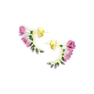 Good After Nine - Freesia Hoop Earrings ต่างหูห่วงฟรีเซีย