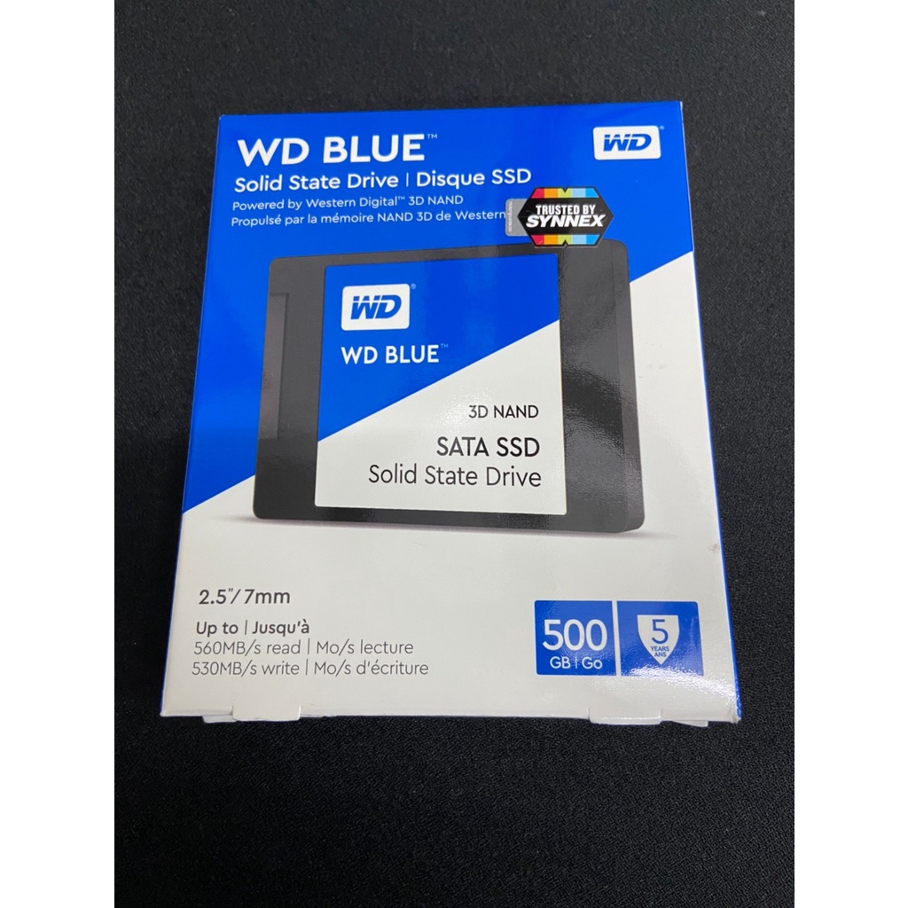 SSD SATA 500.GB (5Y) WD Blue 3D NAND (WDS500G2B0A) ( มือสอง )