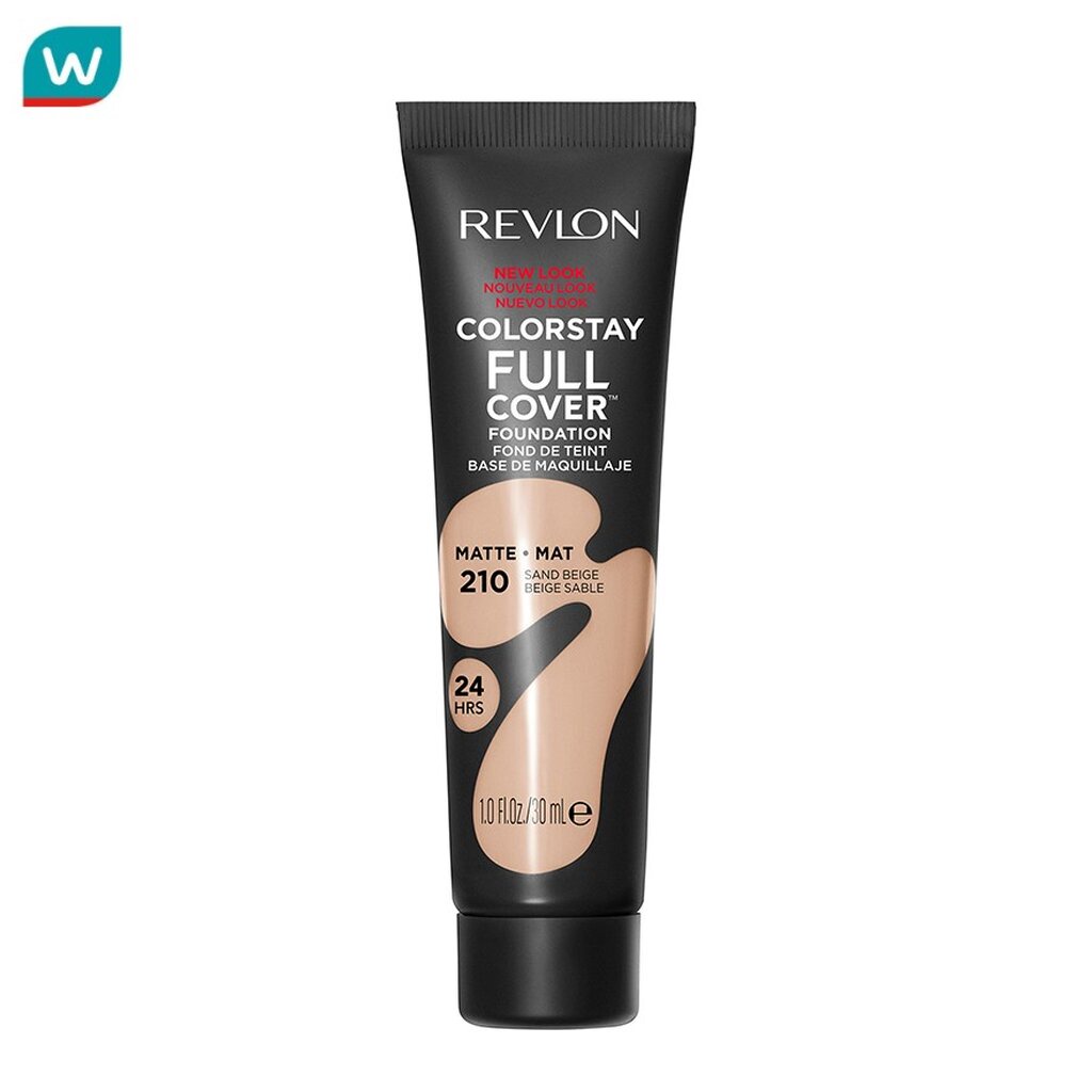 Revlon เรฟลอน คัลเลอร์สเตย์ ฟูล โคเวอร์ ฟาวเดชั่น SPF10 30มล. 210 แซนด์ เบจ