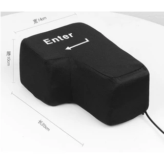 ⌨️⬅️👍 ของขวัญชาวออฟฟิศ ปุ่ม Enter ใหญ่ สำหรับต่อคอม โน็ตบุ๊ค ระบายความเครียด USB Big Enter Key 👍⬅️⌨️