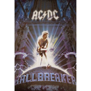 โปสเตอร์ วง ดนตรี AC/DC เอซี/ดีซี รูป ภาพ ติดผนัง สวยๆ poster 34.5 x 23.5 นิ้ว (88 x 60 ซม.โดยประมาณ)