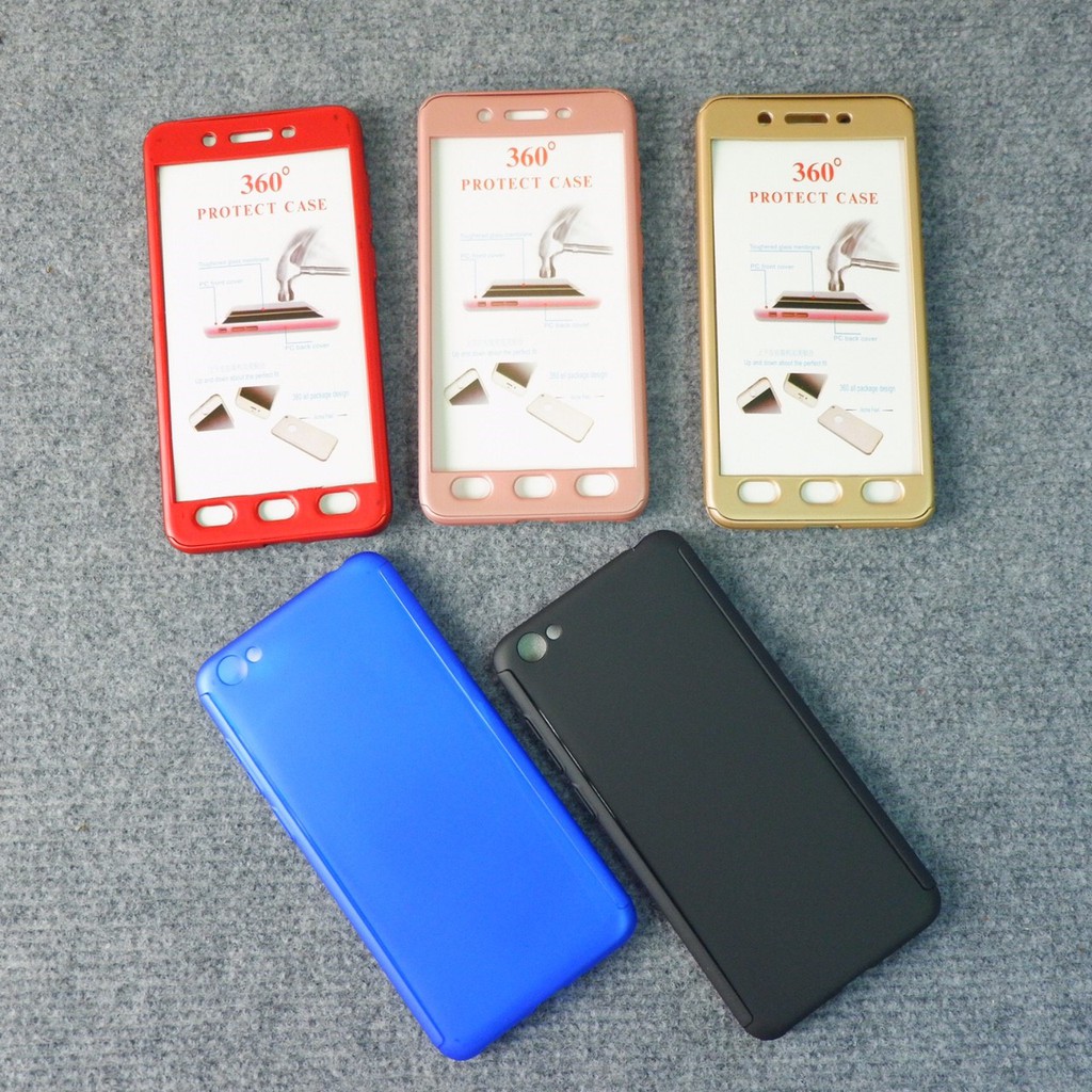 Y55 / Y55s เคสประกบ 360 องศา พร้อมฟิล์มกระจกนิรภัย Y55/Y55s