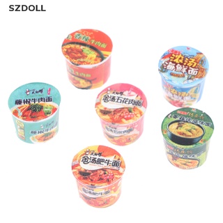 [cxSZDOLL]  5Pcs 1/12 Dollhouse Miniature Instant Noodles Dollhouse Kitchen Pretend Food Toy  DOM