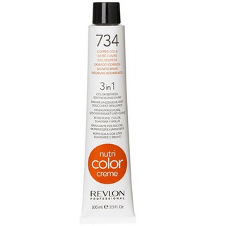 Revlon Nutri color crème 734 - สีบลอนด์ทองประกายแดง (100ml)