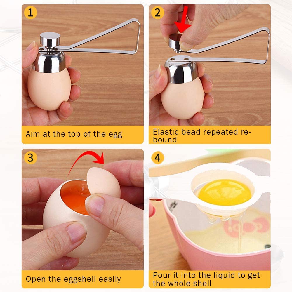 92％以上節約 Eggshell Topper Cutter Remover Stainless Steel Egg Shell