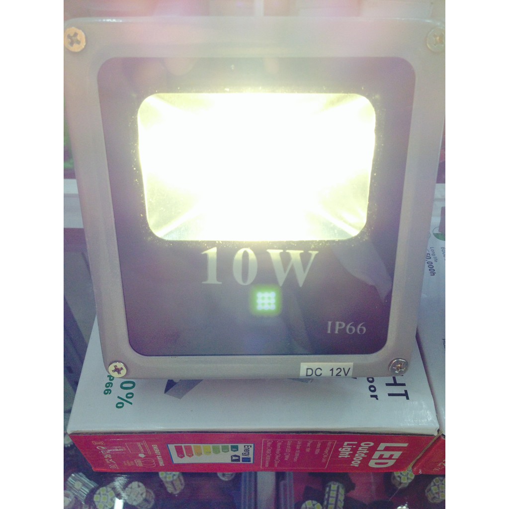 LED 12v 10w-250w DC AC ไฟสปอร์ตไลท์ กันน้ำ ใช้ภายนอกอาคาร (คละแบบ) - รูปที่ 3