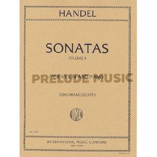 (Violin and Piano) Handel, G F: Six Sonatas Volume 2 (IMC2262)