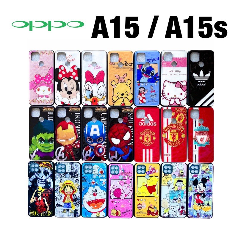 เคส a3sเคส 3D case OPPO A15 A15s