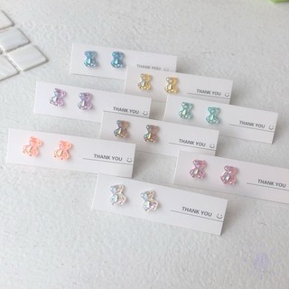 Gummy bear earrings | ต่างหูรูปหมี ต่างหูหมี ตุ้มหูรูปหมี ต่างหูเกาหลี (พร้อมส่งจากไทย)