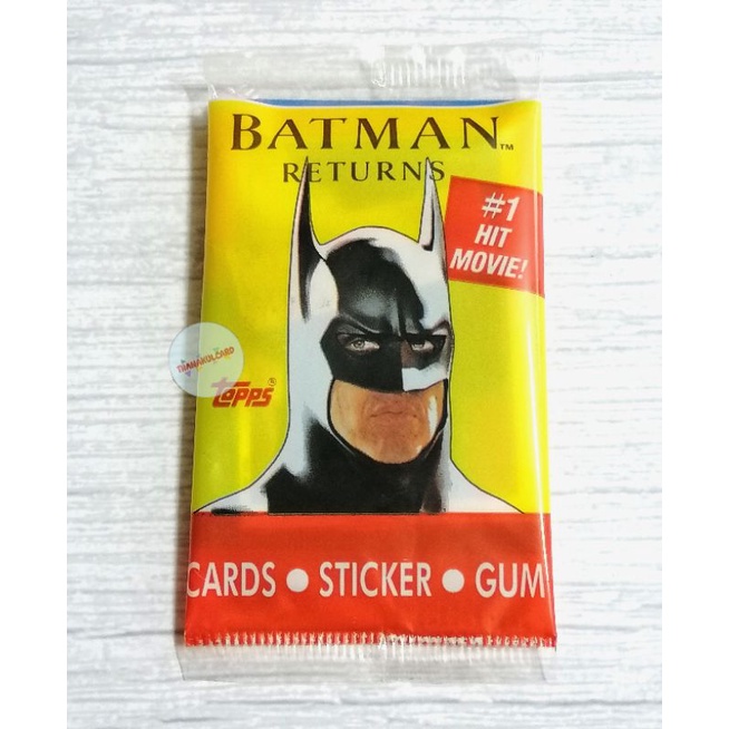(Sealed Pack) ซองสุ่มการ์ด TOPPS DC COMIC, BATMAN RETURNS HIT MOVIE
