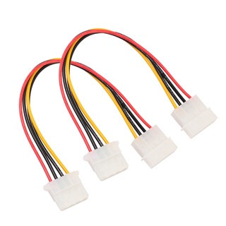 Rr Molex 4Pin Male to Floppy Female อะแดปเตอร์สายเคเบิ้ล IDE Power Extension Cable - 7 87in