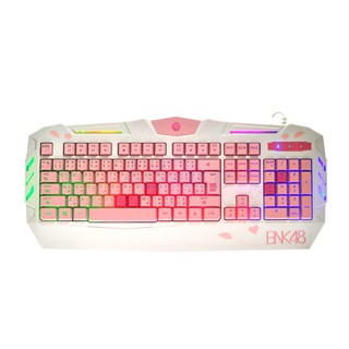 KEYBOARD NEOLUTION E-SPORT X BNK48 (White/Pink)