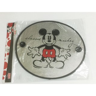 ลิขสิทธิ์แท้ มิกกี้เม้าส์ บังแดดข้าง ที่บังแดดกระจกข้าง รถยนต์ สีเงิน Mickey Mouse Car Side Window Sun Shade