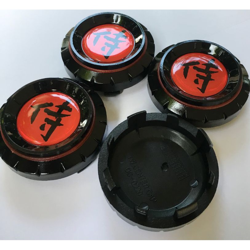 NEW 1-4 อัน เลนโซ่ ซามูไร Lenso Samurai สีดำ ฝาครอบดุมล้อ ฝากลางแม็ก ดุม ดุมรถ ดุมล้อ ดุมแม็ก ฝาครอบล้อ ฝาดุมล้อ