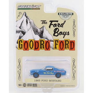 Greenlight 1/64 Exclusive The Ford Boys Goodro Ford 1965 Ford Mustang 30366