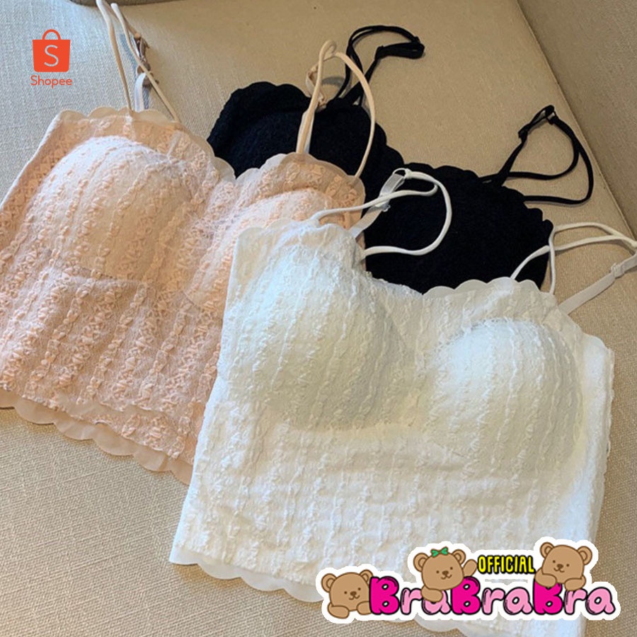บราเสื้อทับสายเดี่ยวมีฟองน้ำ ผ้าดี ใส่สบาย เป็นทรง รีวิวครบจบทุกมุมมอง