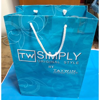 ถุงกระดาษ TAYWIN มีหูหิ้ว