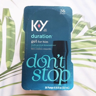 30%OFF เจลชะลอ ควบคุมการหลั่งของผู้ชาย K-Y Duration Desensitizing Delay Gel Pump for Men 5 mL รักษาเวลาไคลแม็กให้นานขึ้น