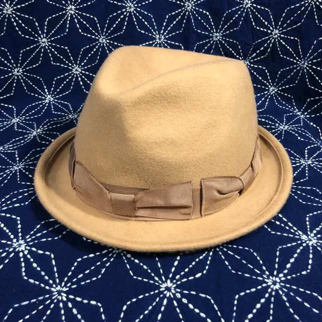 Fedora hat สีสวย โบว์รอบ