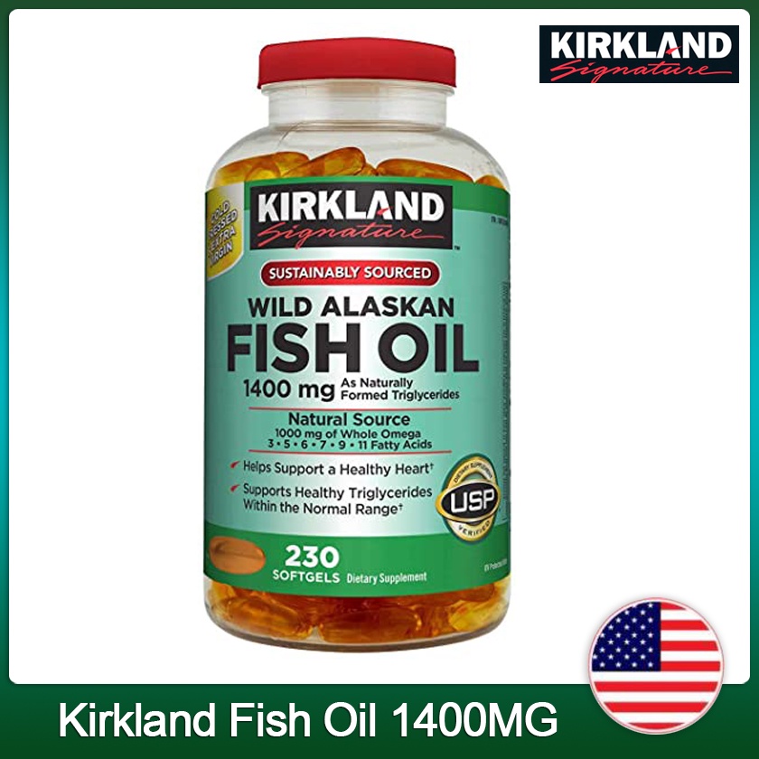 Kirkland Signature Fish Oil 1000 mg. 400 Softgels good_luck888 ThaiPick
