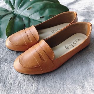 Windy Penny Loafer  หนังนิ่ม สีแทน