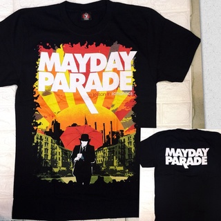 ขายดี!✔ ❇✻วงร็อค Mayday พาเหรดเสื้อสีดํา COD cotto เสื้อยืด c:hS-5XL