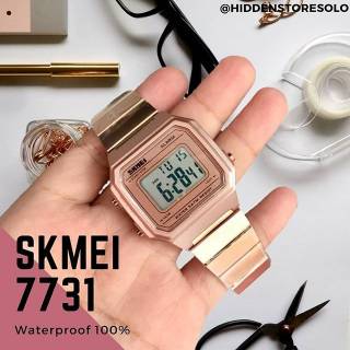 Skmei 7731 นาฬิกาข้อมือ สีโรสโกลด์