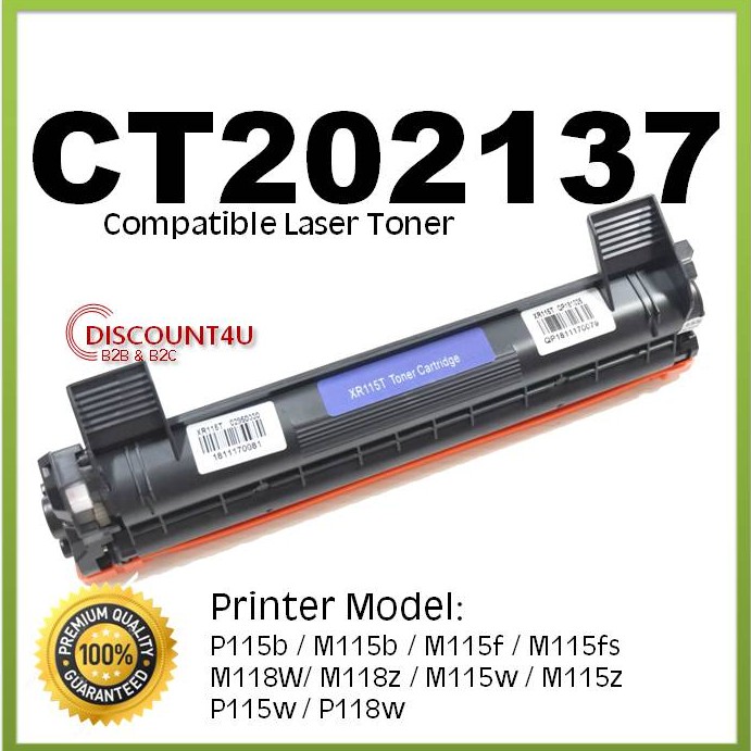 Discount4U Toner p115 รุ่น CT202137 ใช้กับ P115b/M115b/M115f/M115fs/M118W/ M118z/M115w/M115z/P115w/P