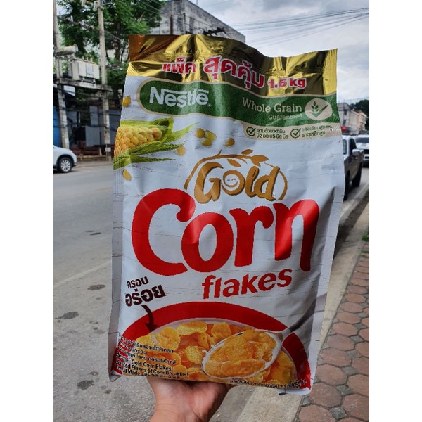 ซีเรียล อาหารเช้า คอนเฟลกเนสเล่ corn flakes nestle ขนาด  1.5 kg