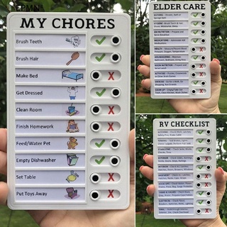 Epmn แผ่นบอร์ดเมโม่ อเนกประสงค์ แบบแขวนผนัง ปรับได้ สําหรับเช็คลิสต์ My Chores