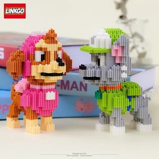 นตัวต่อ Linkgo หมา ไรเดอร์ สุนัข ฮีโร่ เฟือง ครบ6แบบ พร้อมส่ง