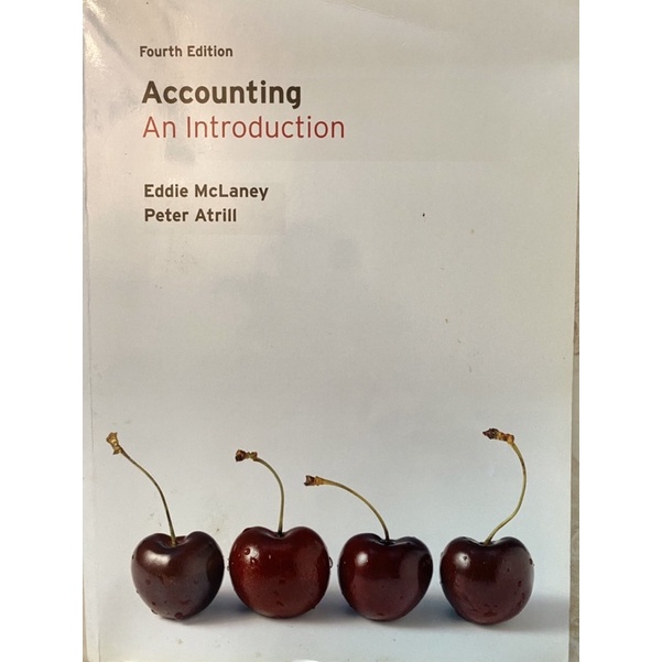 [หนังสือมือสอง textbook] An Accounting - An Introduction (Fourth Edition) Eddie McLaney, Peter Atrill
