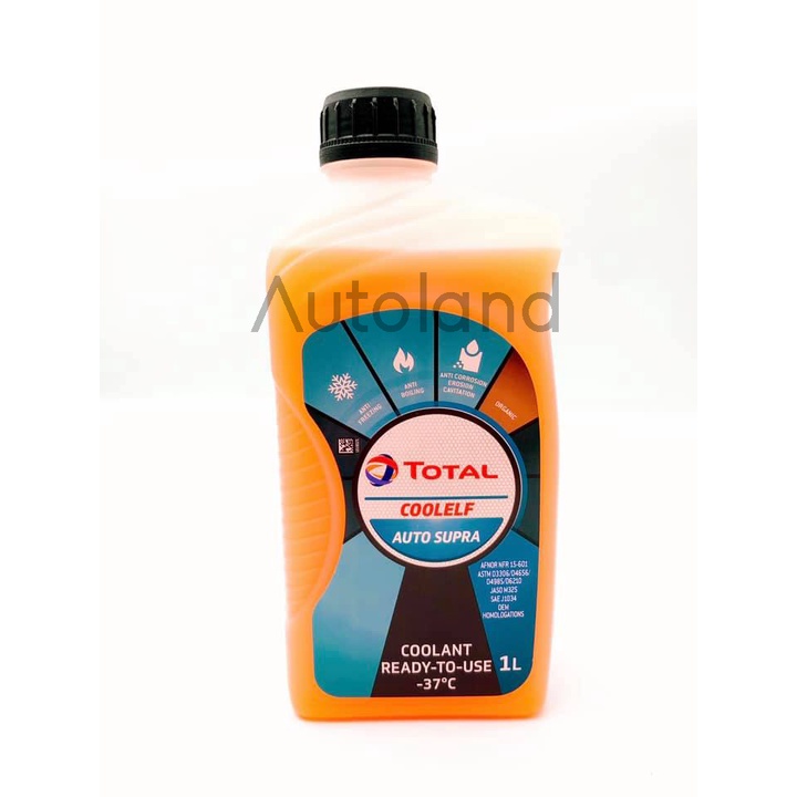 ของแท้ น้ำยาหล่อเย็นมาสด้าMazda BT-50 PRO (UP/UR) โททาล TOTAL COOLELF AUTO SUPRA -37°C