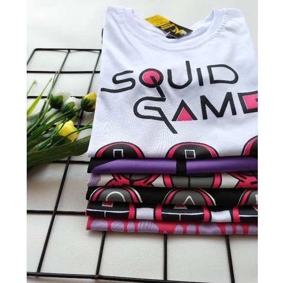 ใหม่ล่าสุด SQUID GAME KIDS T-SHIRTS SQUID GAME เสื้อยืด