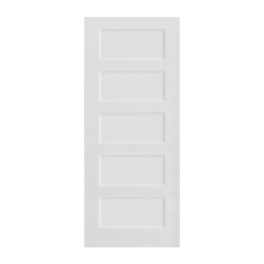 HOLZTUR ประตู HDF บานทึบ 5ลูกฟัก HDF-S09 80x200ซม. สีขาว