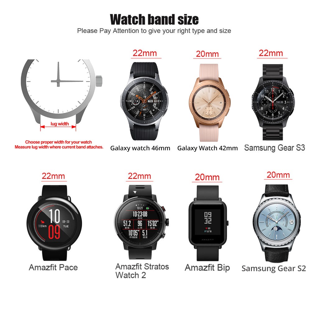 สายนาฬิกาข้อมือหนัง ปลดเร็ว 20 มม. 22 มม. สําหรับ Samsung Galaxy watch 5 5 Pro 45 มม. Watch4 3 Active2 40 44 มม. huawei watch gt 2 WatchBand 18 24 มม.