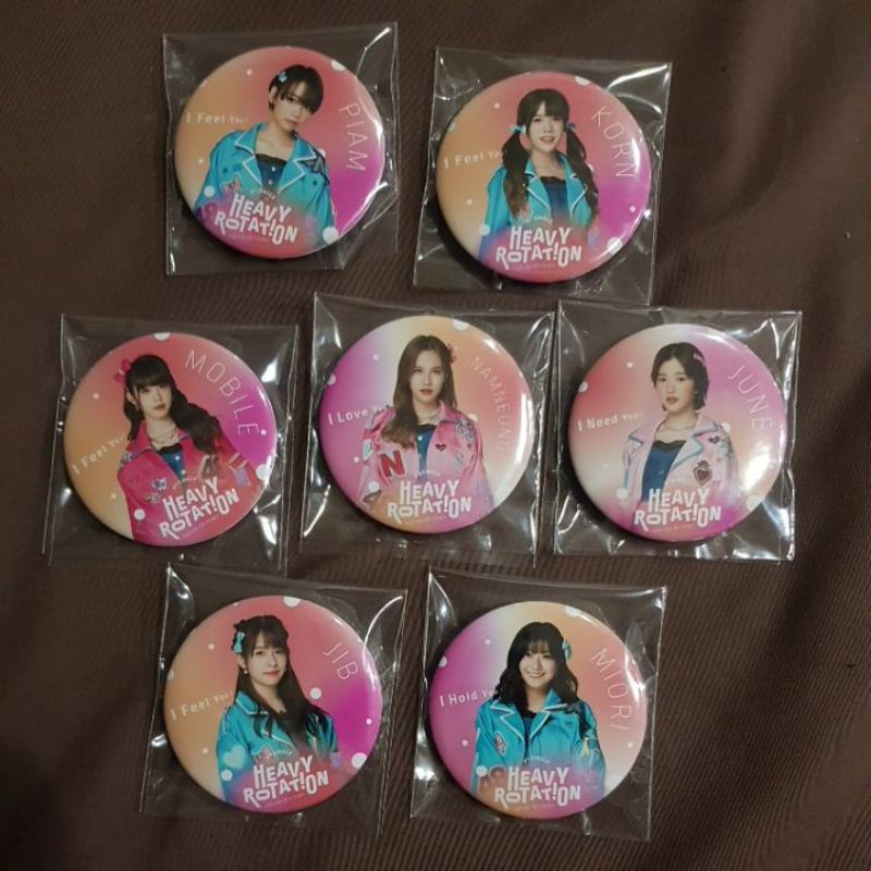 เข็มกลัด heavy rotation bnk48