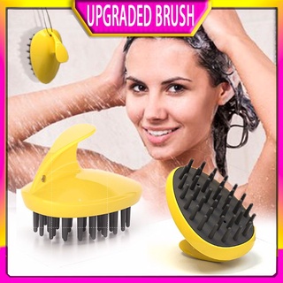 Household head shampoo brush massage brush tool silicone adult head scratcher mens scalp meridian shampoo massage comb  按摩梳