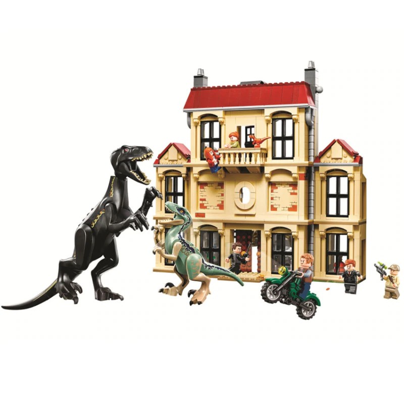 【lego city】 【ready stock】 【toy】 New Jurassic World Dinosaur Set With Legoings 75930 75932 75928 7592