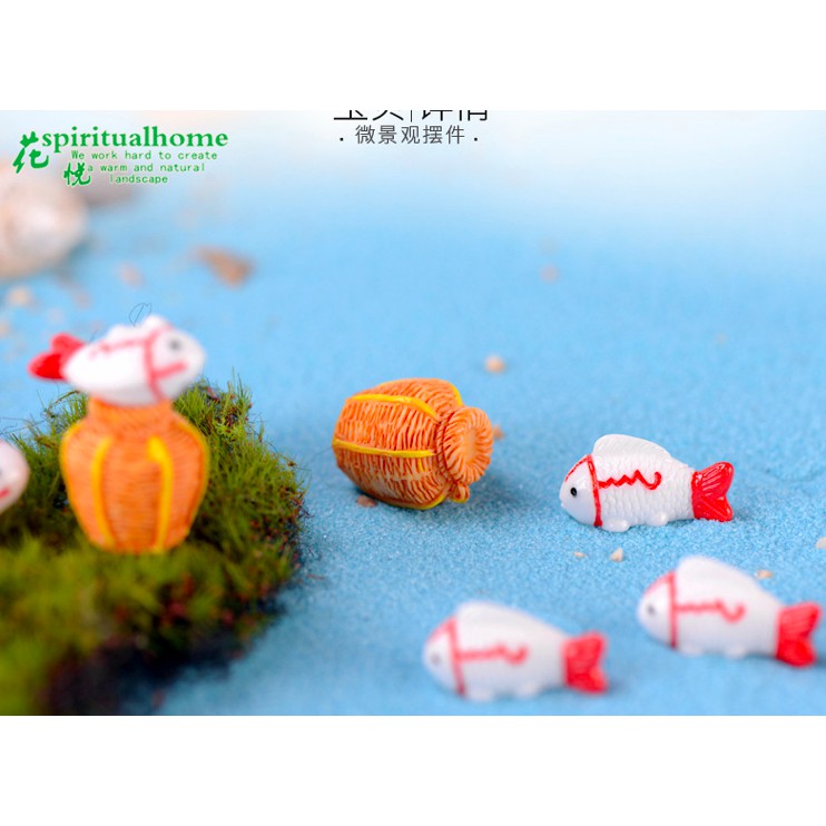 [MC118] ตุ๊กตุ่นจิ๋ว ปลากับข้อง 🐟 (1 ตัว ราคา 9 บาท)