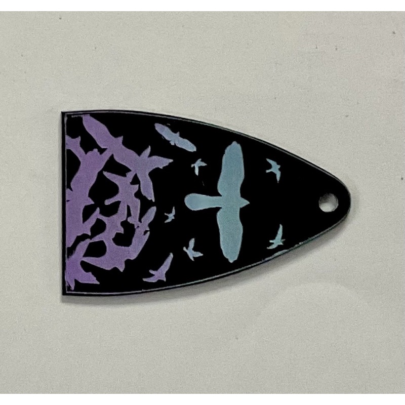 truss rod cover for PRS แผ่นปิดที่ขันคอสำหรับ กรต้าร์ PRS ลายนก