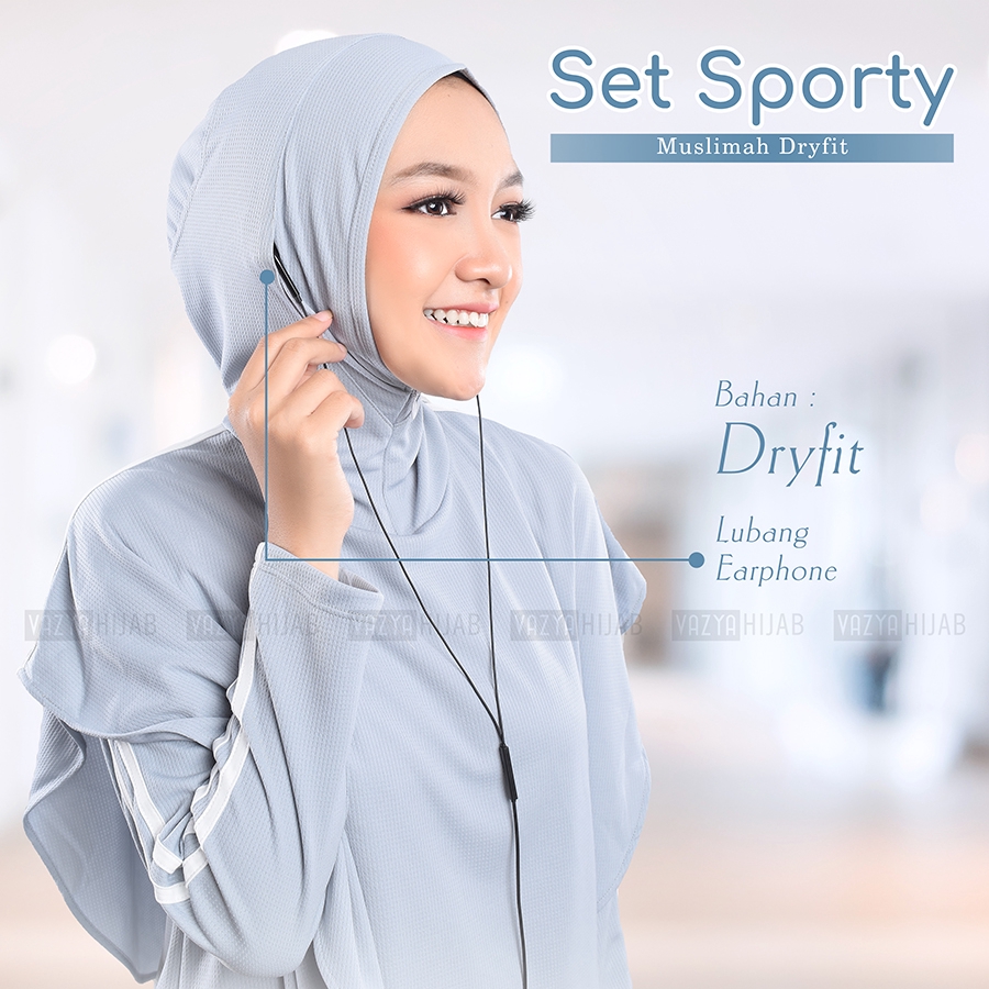 Dryfit Muslimah Hijab Sporty Hijab